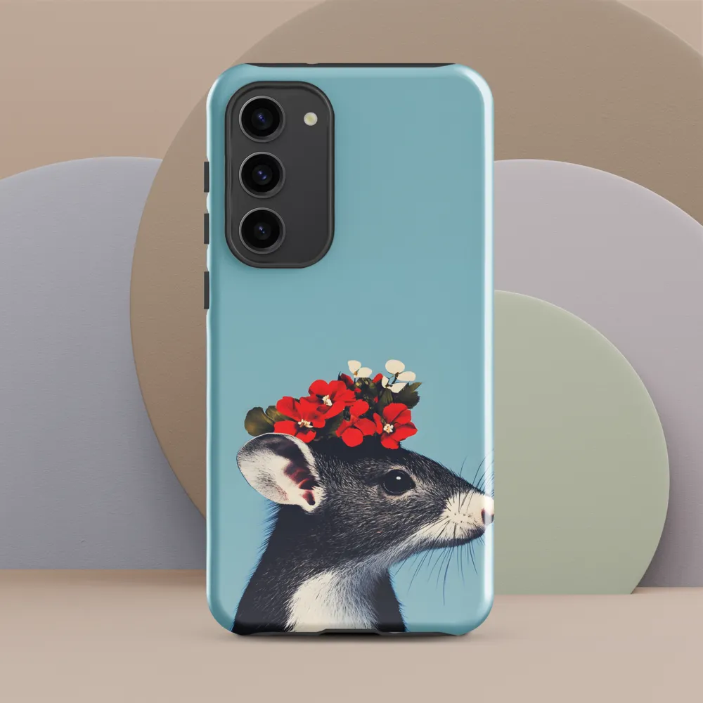 Whimsical Flora: A Mouse's Floral Crown