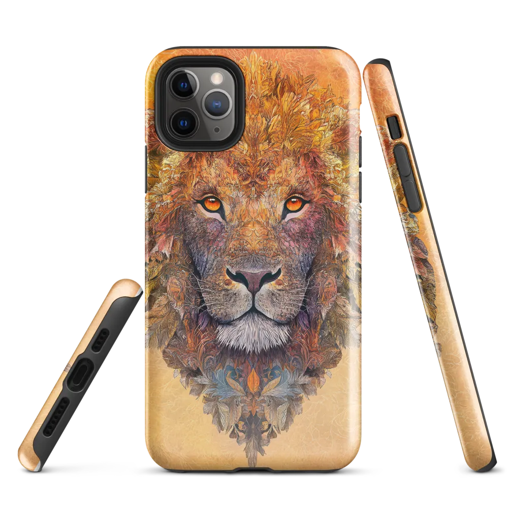 Royal Splendor: The Majestic Lion | Phone Case |  11 Pro Max | Tough Case | Glossy