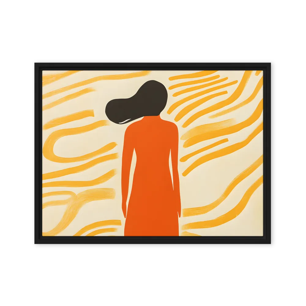 Connection to Serenity | Canvas with Black Frame | 18″×24″