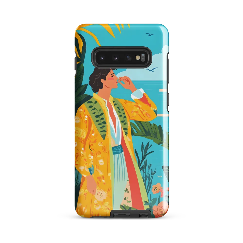 Tropical Serenity | Phone Case |  S10 Plus | Tough Case | Glossy