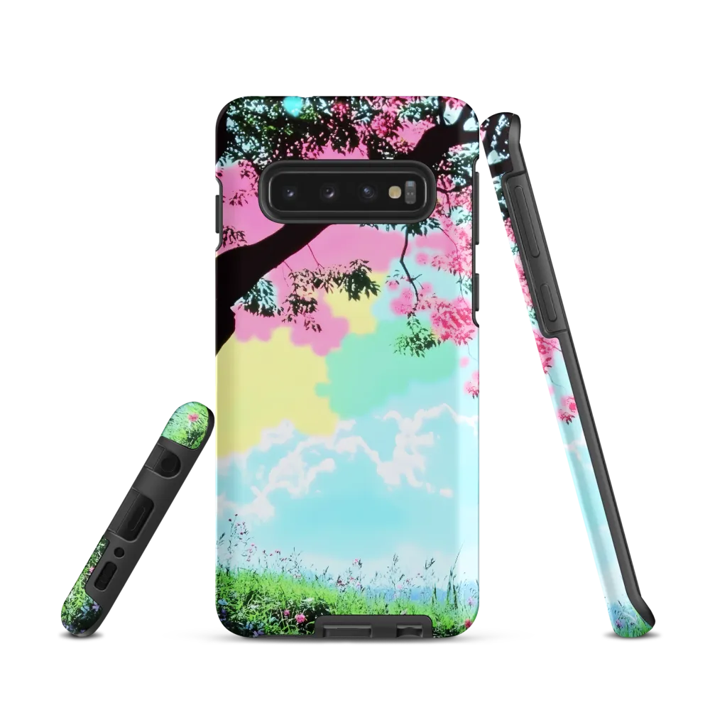 Pastel Dreams: A Surreal Tree Landscape