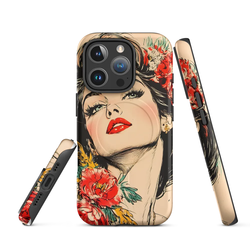 Radiance in Red: A Portrait of Elegance
