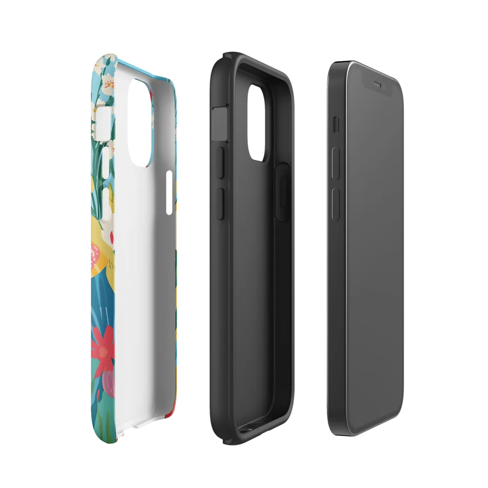 Dancing Among Blossoms | Phone Case |  12 mini | Tough Case | Matte