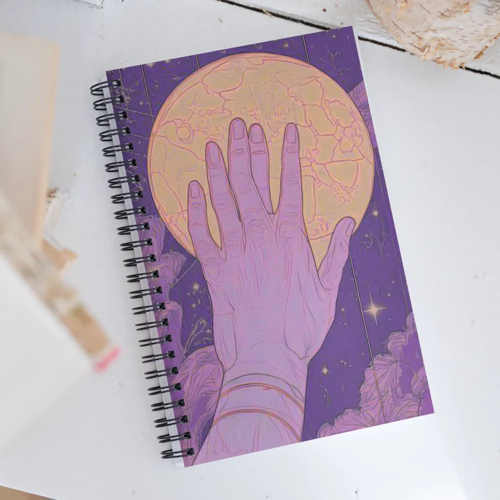 Reaching for the Moon | Spiral Notebook