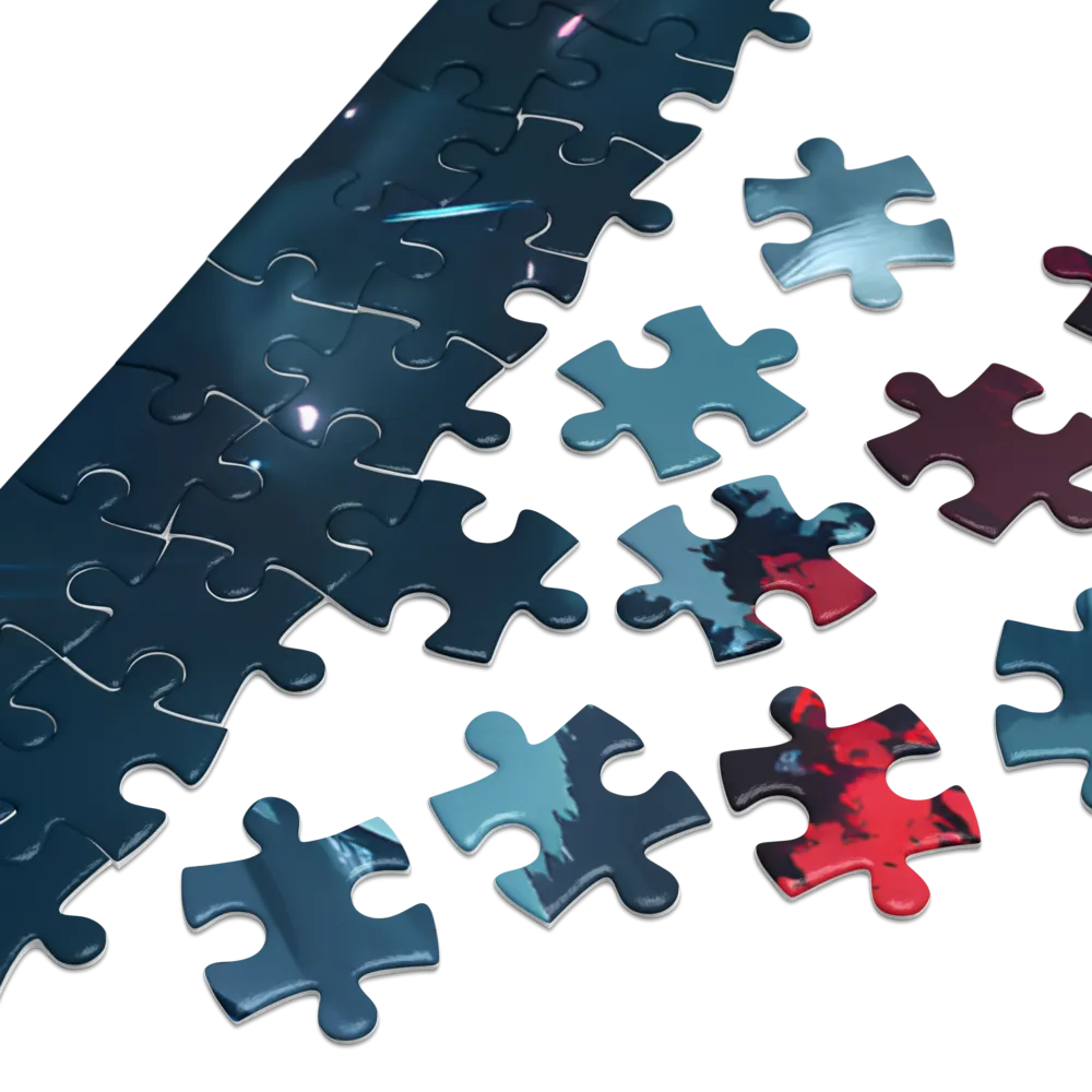 Midnight Mountain 
 Jigsaw Puzzle in Tin Box