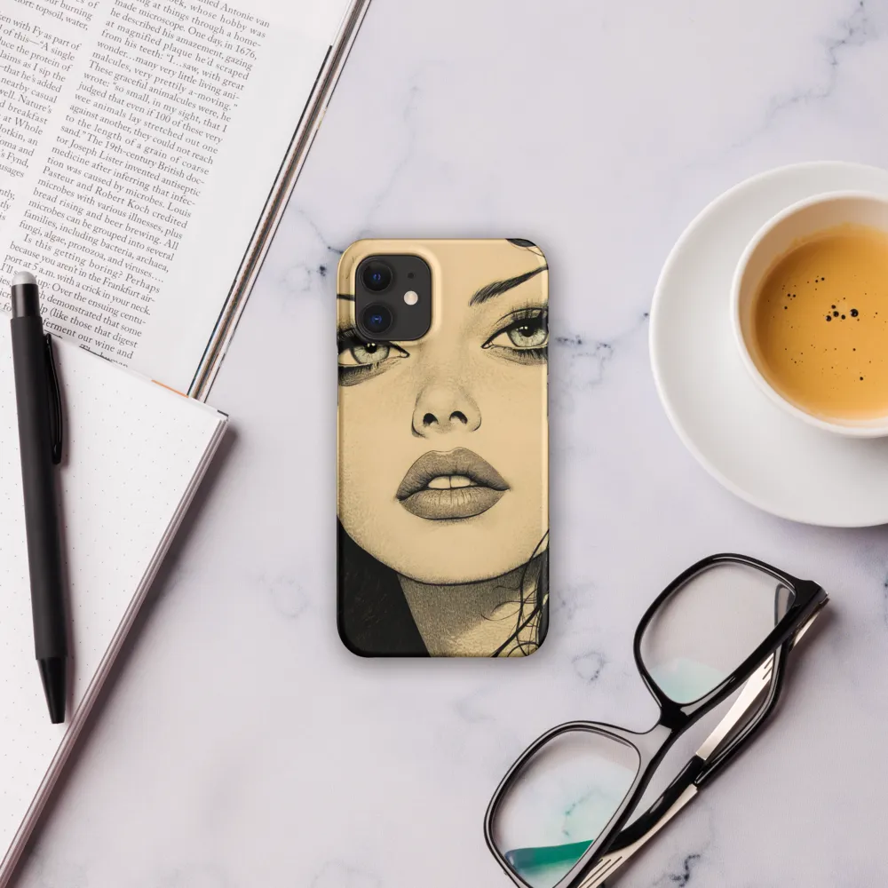 Enigmatic Gaze | Phone Case |  12 Mini | Snap Case | Matte