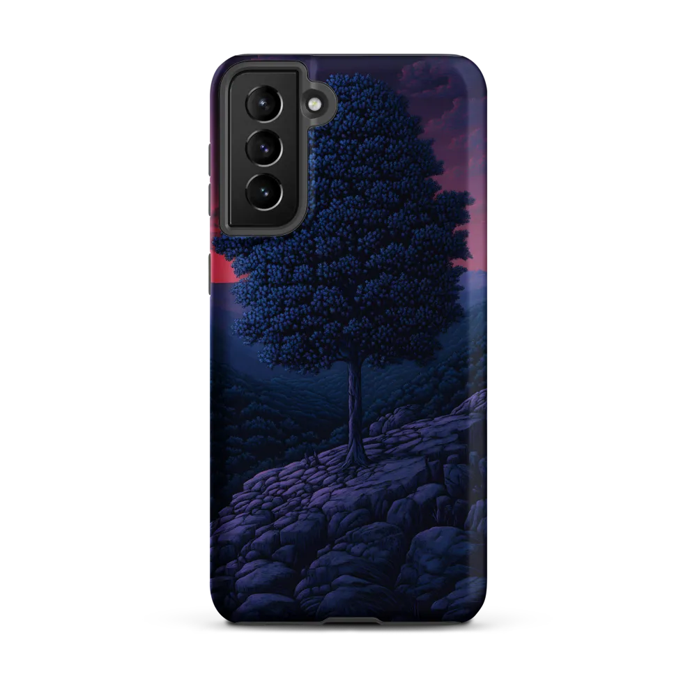 Solitary Sentinel: A Tree at Dusk
