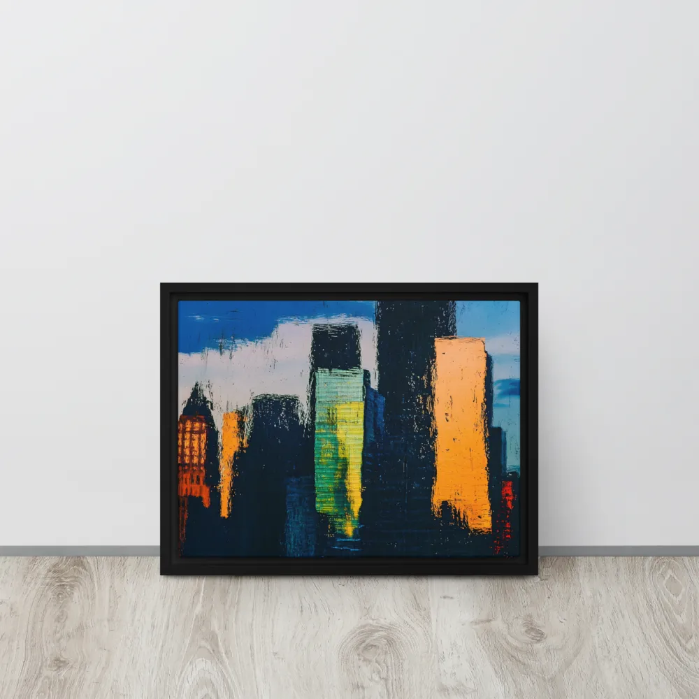 Reflections of Tranquility | Canvas with Black Frame | 12″×16″