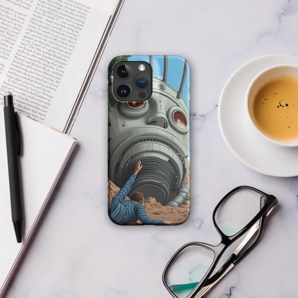 The Descent into Technological Abyss | Phone Case |  16 Pro Max | Snap Case | Matte