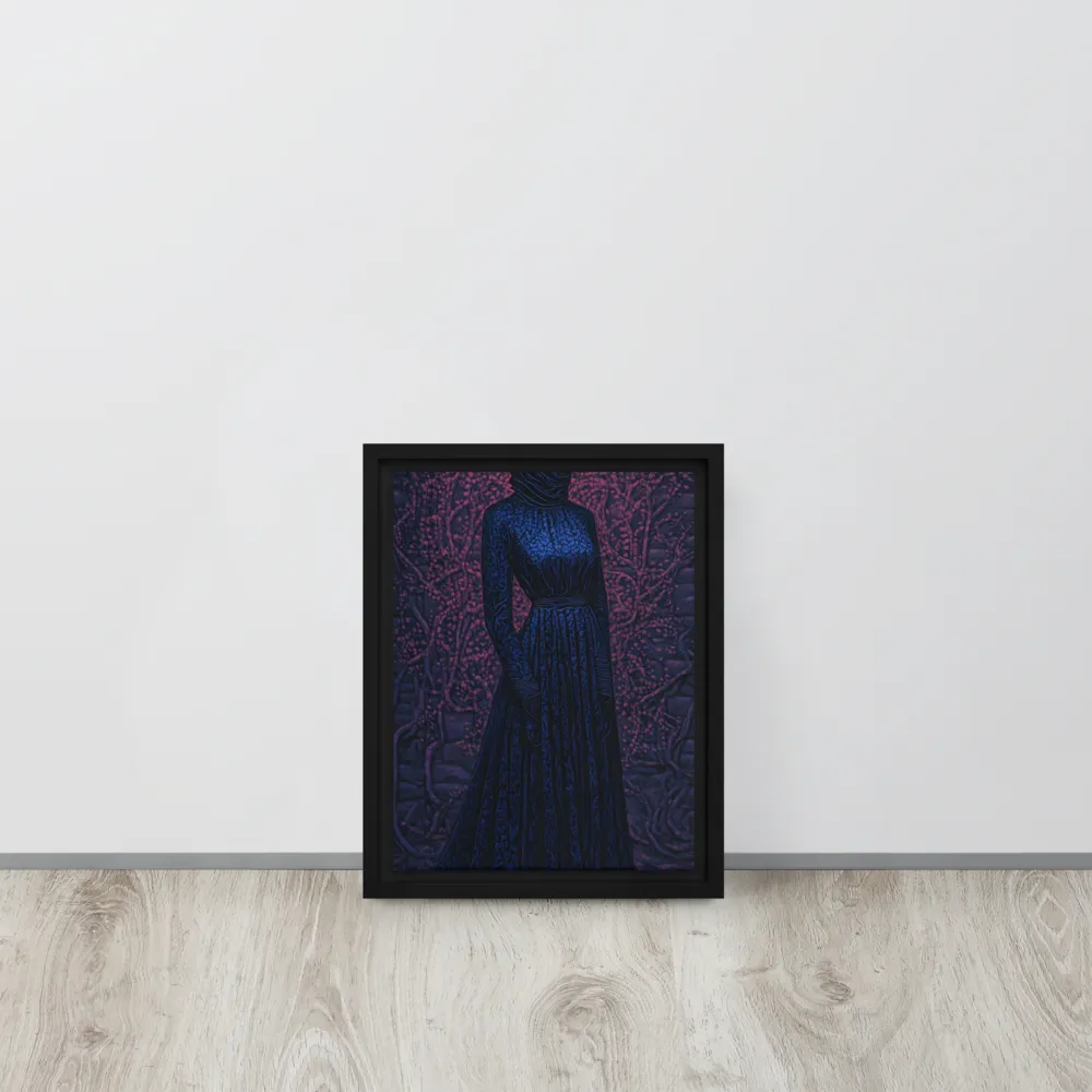 Veil of Enigma | Canvas with White Frame | 9″×12″
