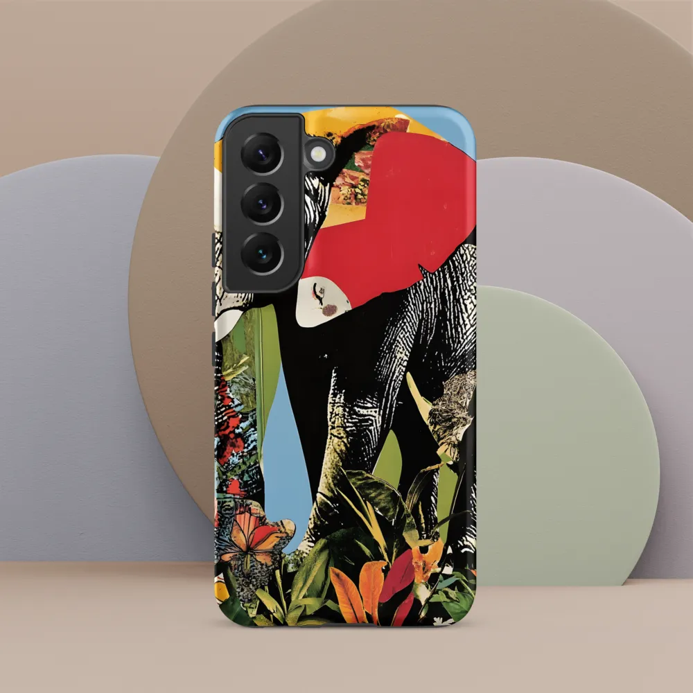 Harmony of Nature: The Elephant's Embrace | Phone Case |  S22 | Tough Case | Matte