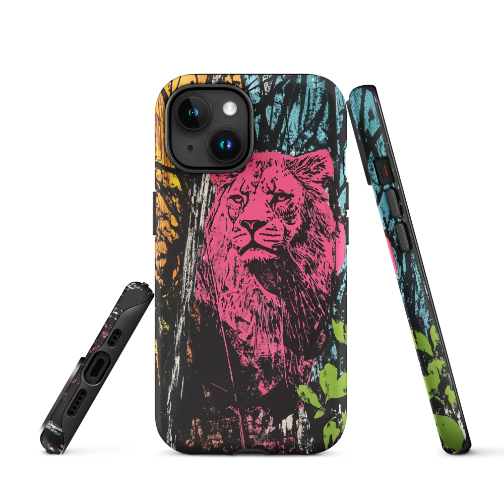 Fierce Vibrance: The Pink Lion