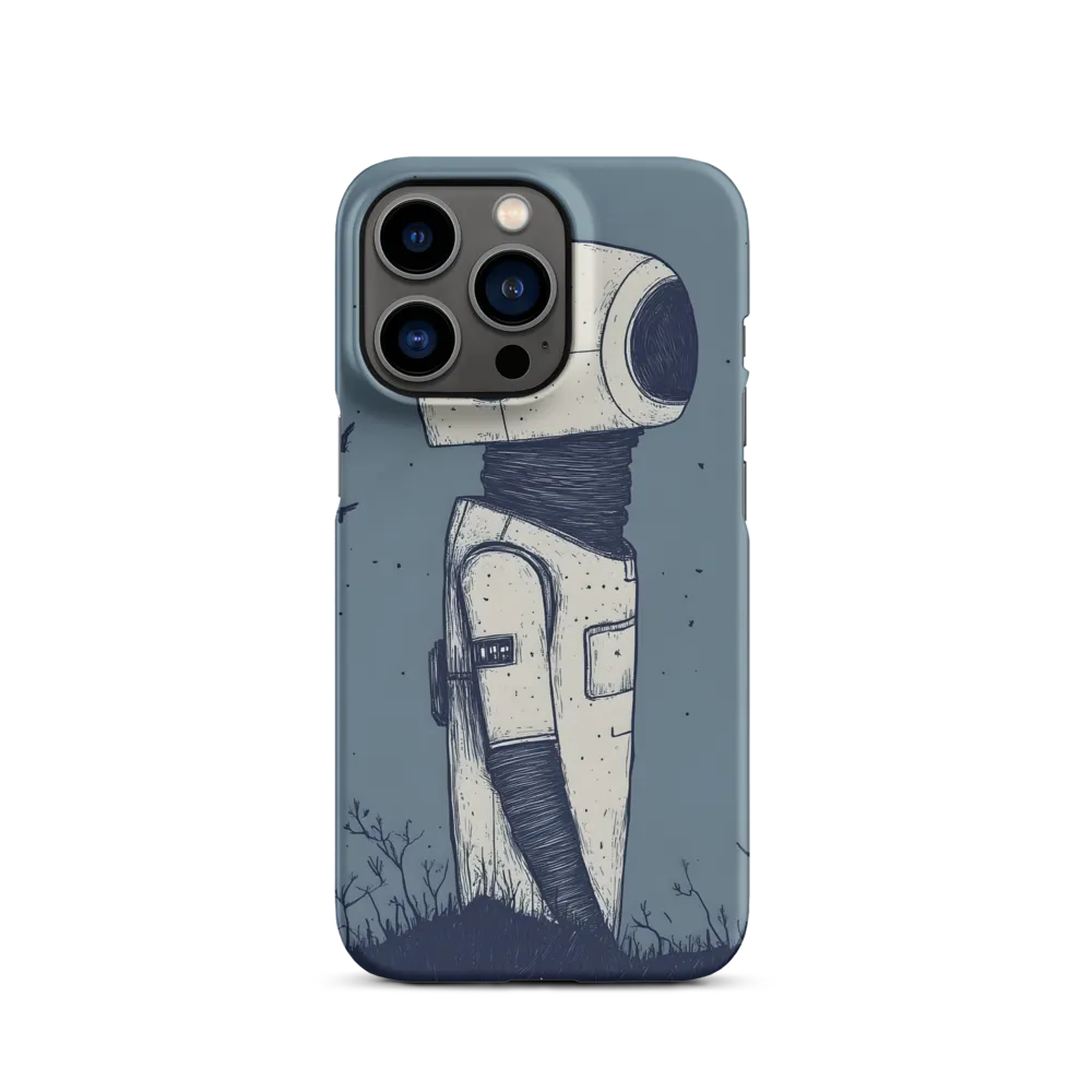 Contemplative Robot in a Barren Landscape
