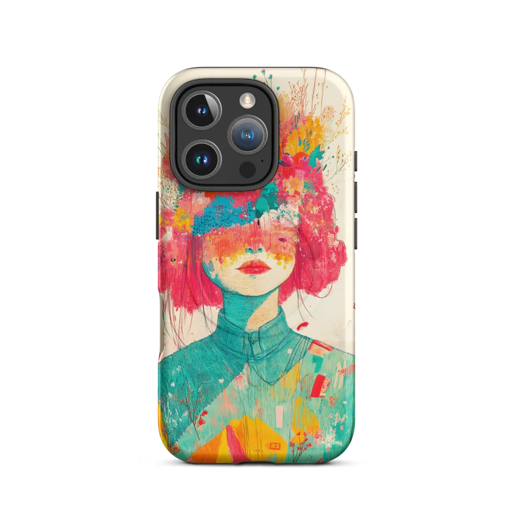 Whimsical Floral Portrait