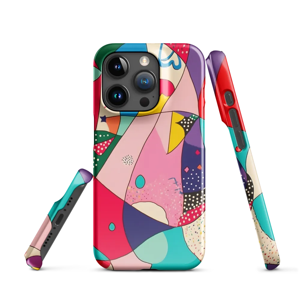 Playful Geometry in Color | Phone Case |  15 Pro | Snap Case | Glossy
