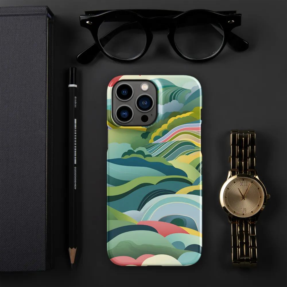 Waves of Serenity | Phone Case |  13 Pro Max | Snap Case | Glossy