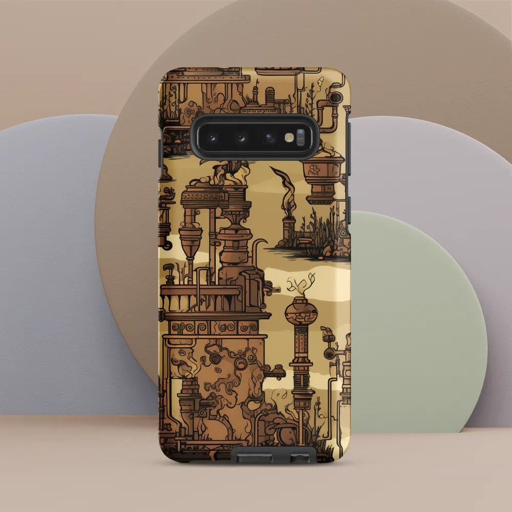 Whimsical Industrial Landscape