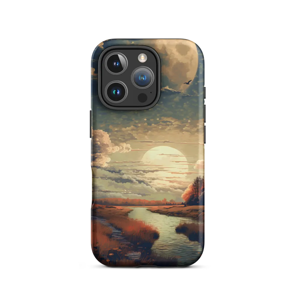 Whispers of Dusk: A Tranquil River Landscape