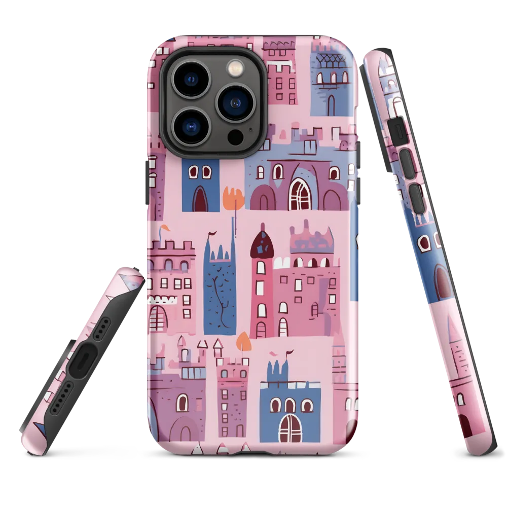 Whimsical Castles: A Playful Tapestry | Phone Case |  14 Pro Max | Tough Case | Glossy