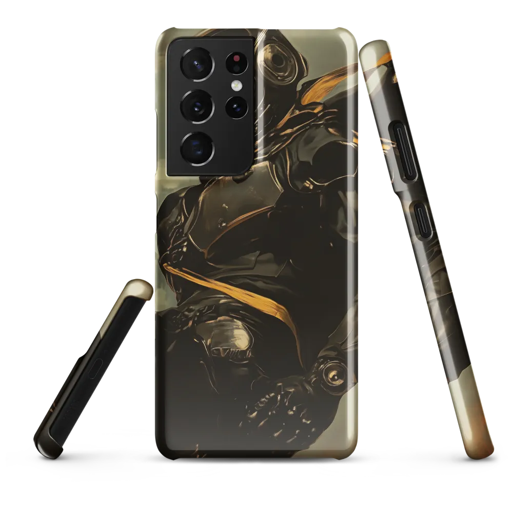 Ethereal Explorer: The Enigmatic Astronaut | Phone Case |  S21 Ultra | Snap Case | Glossy