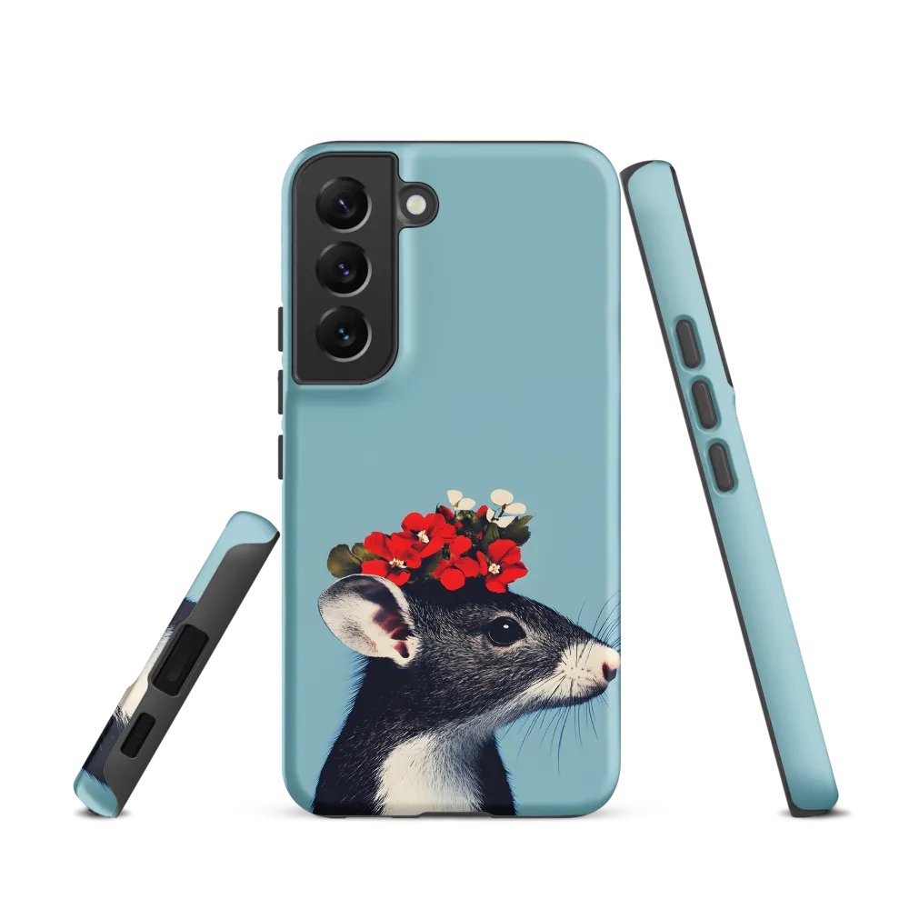 Whimsical Flora: A Mouse's Floral Crown