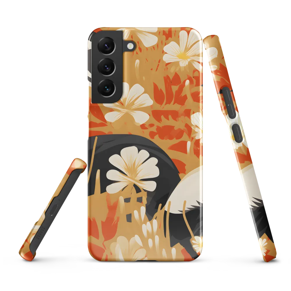 Whimsical Badgers in Bloom