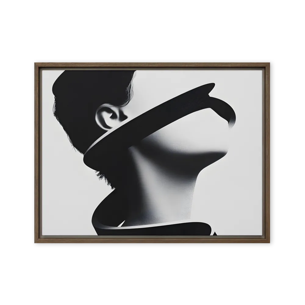 Entwined Identity | Canvas with Brown Frame | 18″×24″