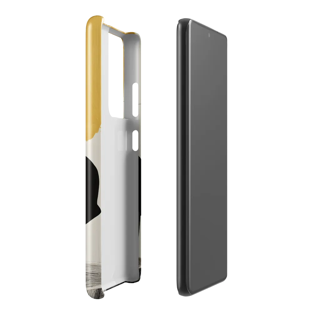 Golden Serenity: A Minimalist Portrait