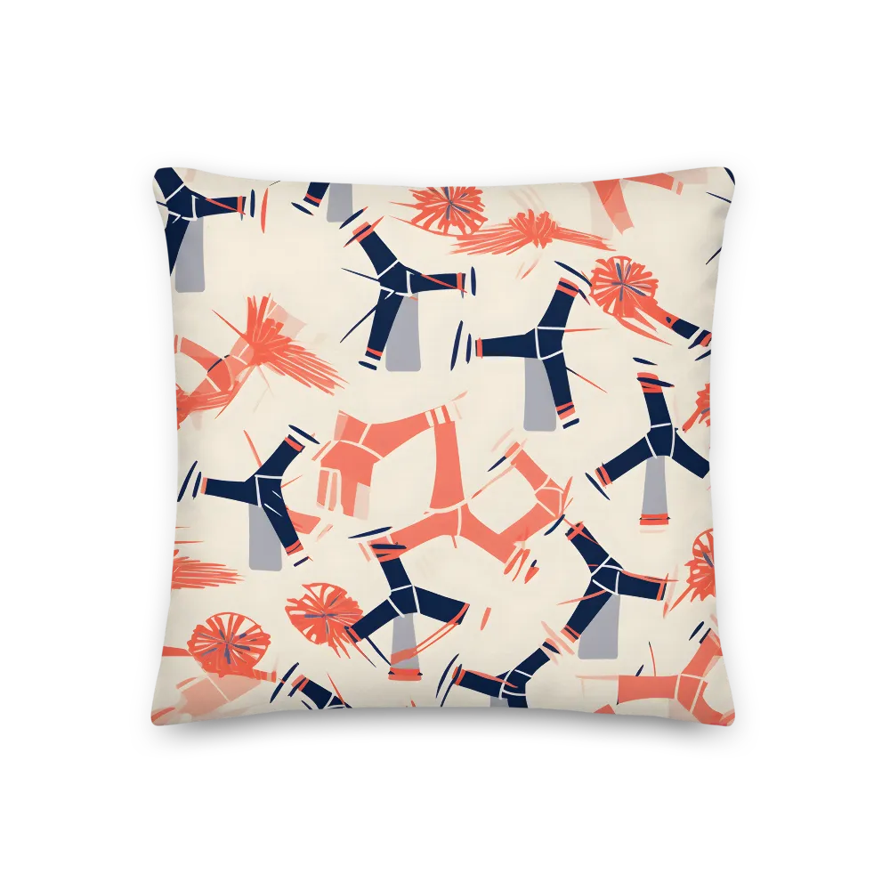 Whimsical Patterns of Nature and Femininity | Pillow | 18″×18″