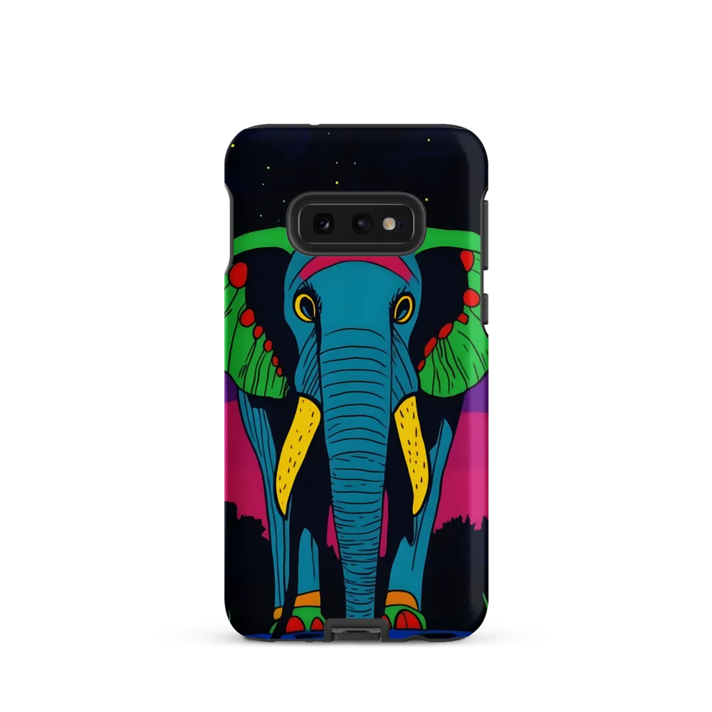Whimsical Majesty: The Vibrant Elephant