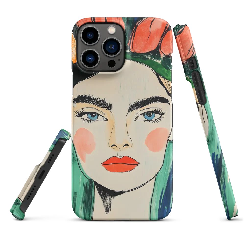 Radiant Bloom: A Serene Portrait
