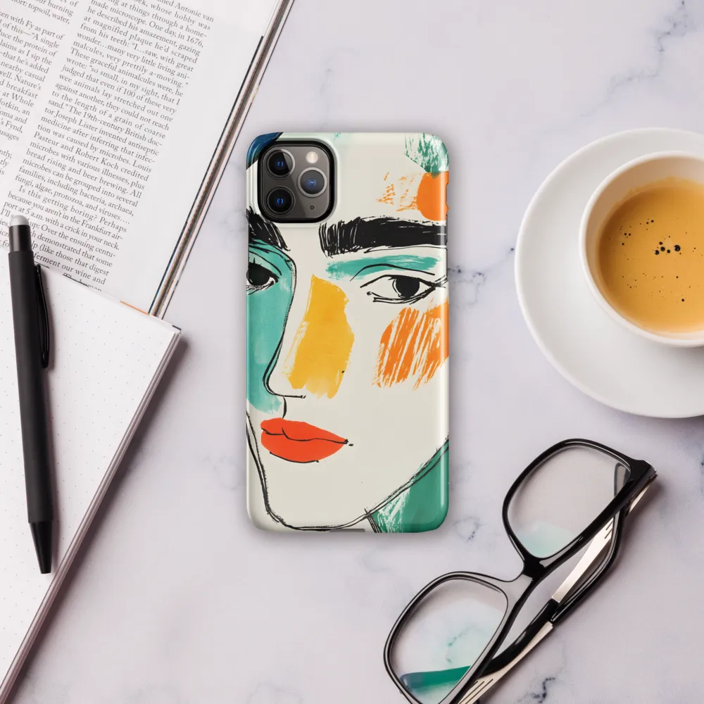 Contemporary Line Portrait | Phone Case |  11 Pro Max | Snap Case | Glossy