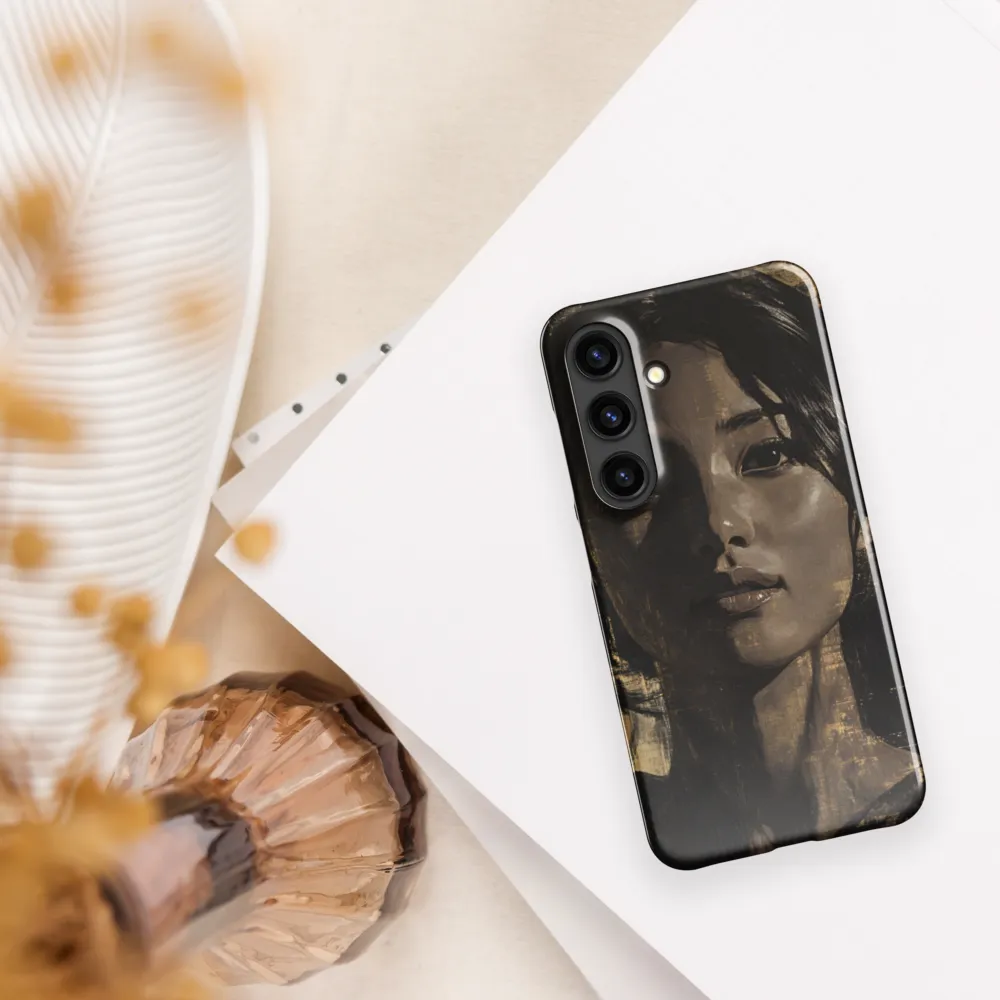 Golden Gaze: A Contemporary Portrait