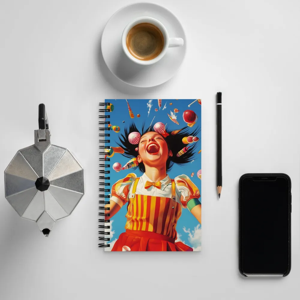 Sweet Joy in a Candy Sky | Spiral Notebook