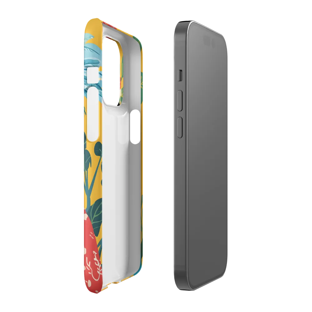 The Regal Parrot: A Celebration of Color | Phone Case |  14 Pro | Snap Case | Matte