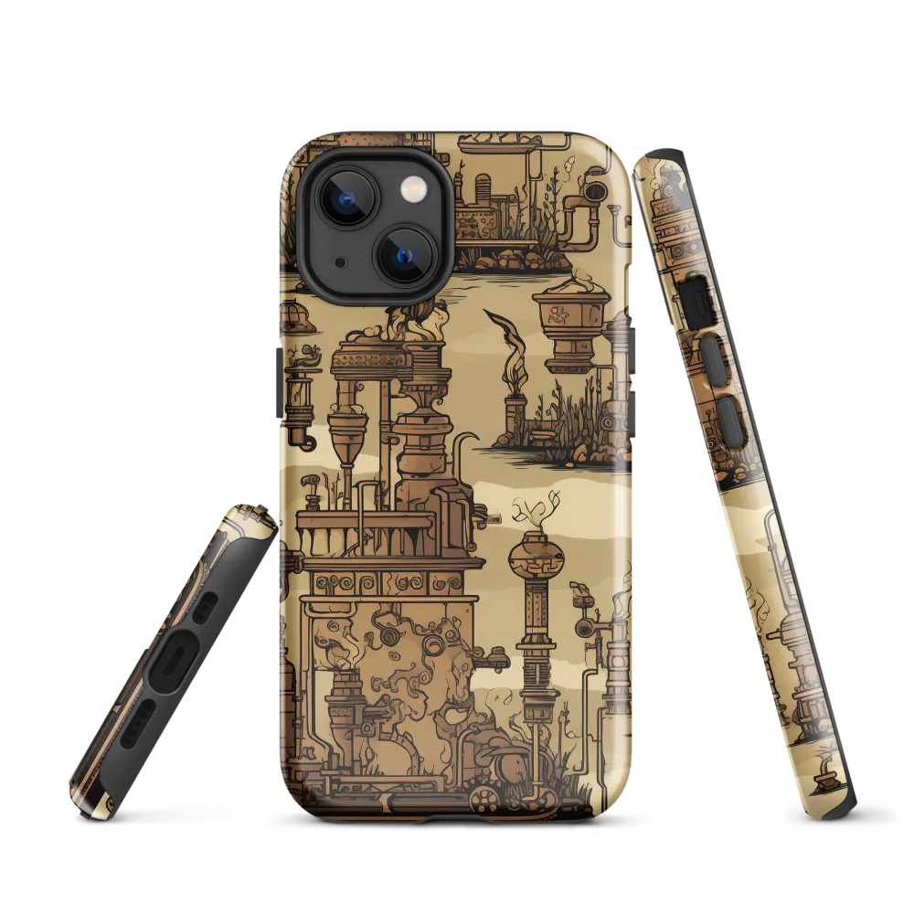 Whimsical Industrial Landscape