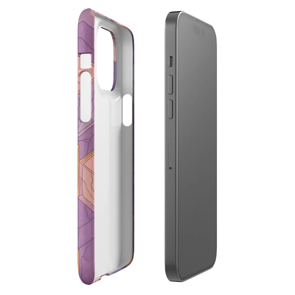 Cubist Echoes | Phone Case |  14 Pro Max | Snap Case | Matte