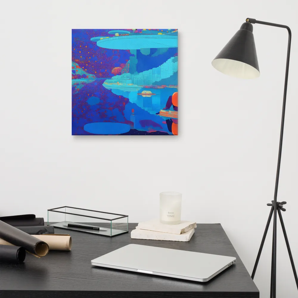 Reflections of Serenity | Canvas | 16″×16″