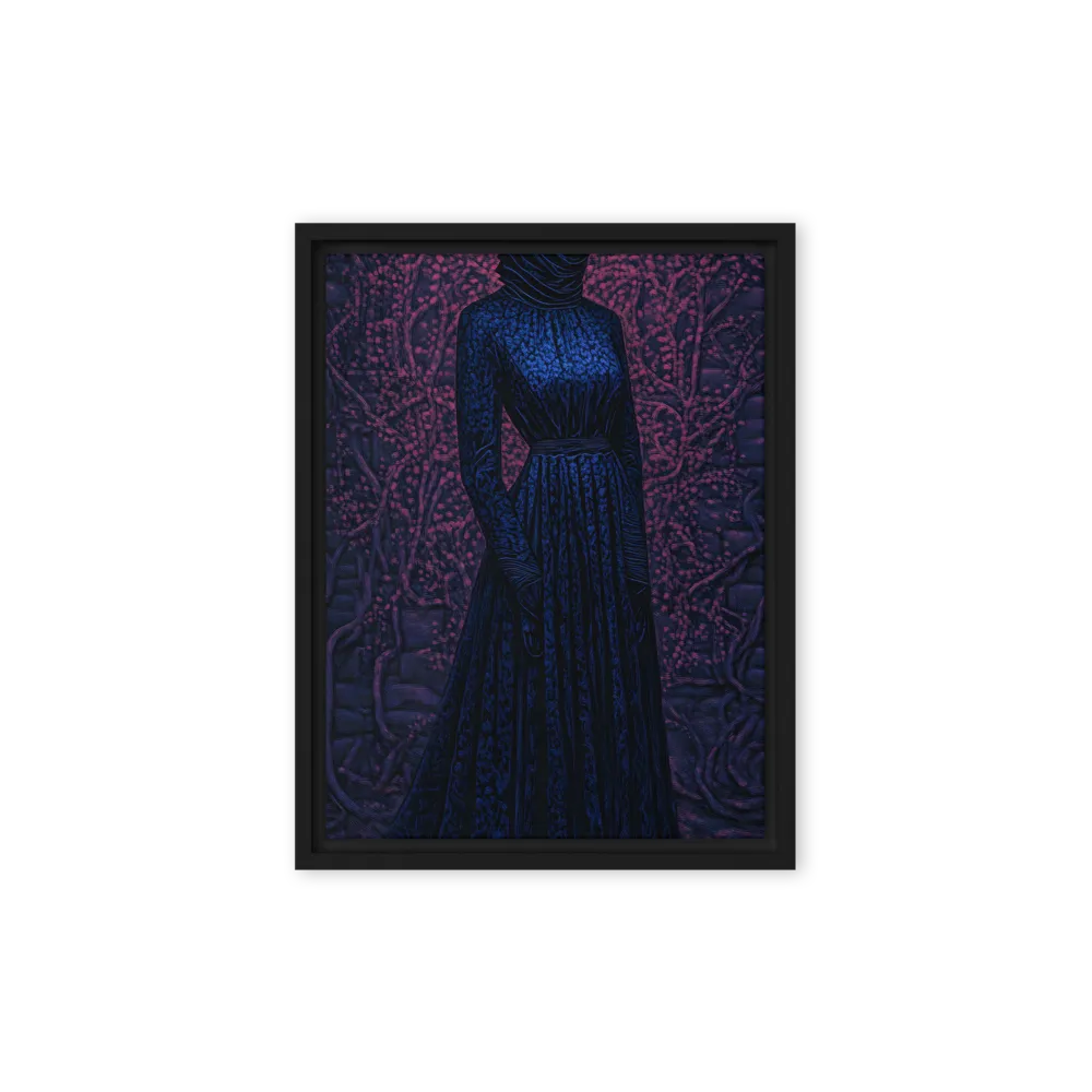 Veil of Enigma | Canvas with Black Frame | 9″×12″
