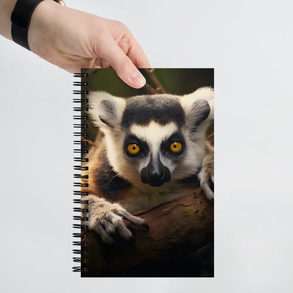 The Watchful Lemur | Spiral Notebook