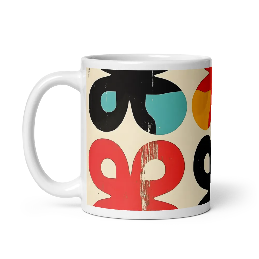 Geometric Playfulness | Mug with White inside | 11 oz