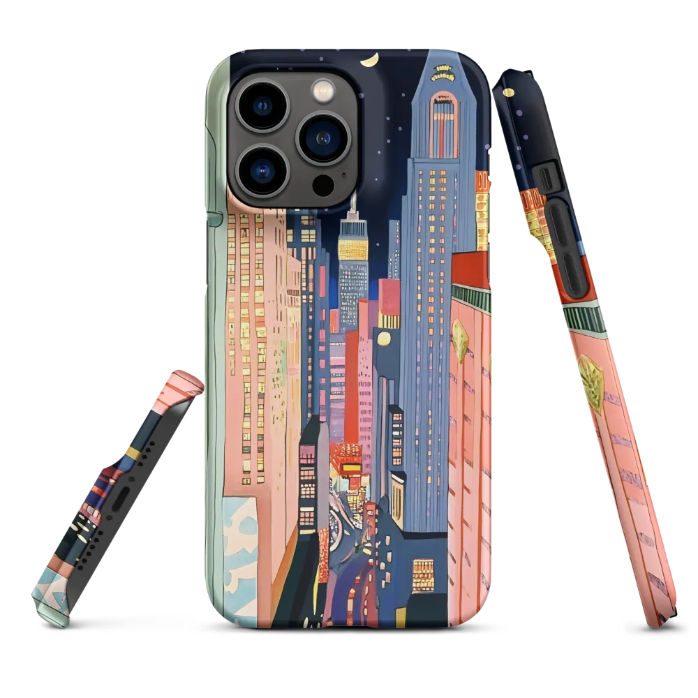 Urban Dreamscape: A Pop Art Night | Phone Case |  14 Pro Max | Snap Case | Matte