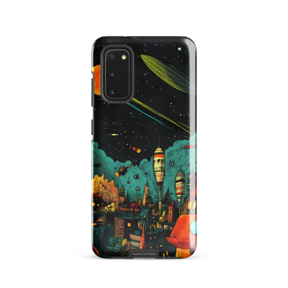 Galactic Cityscape: A Journey Through Imagination