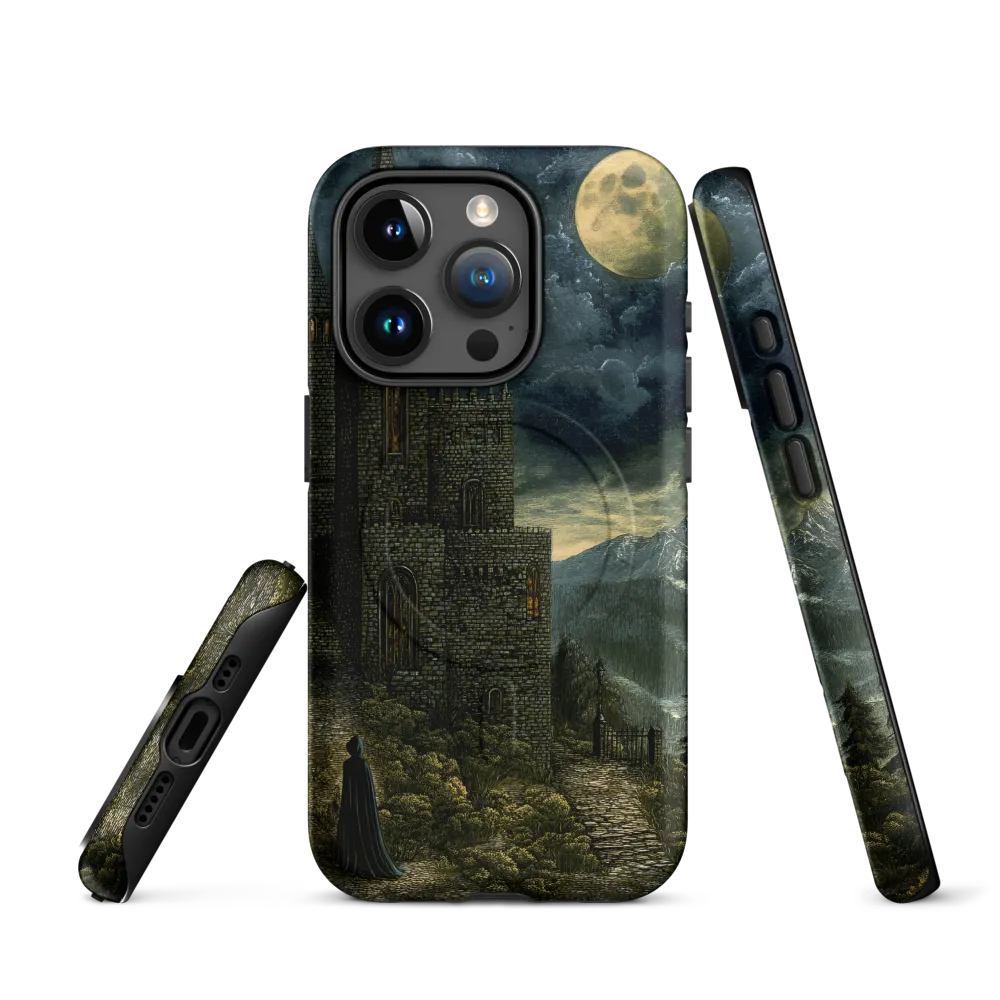 Whispers of the Moonlit Castle | Phone Case |  15 Pro | MagSafe® Tough Case | Matte