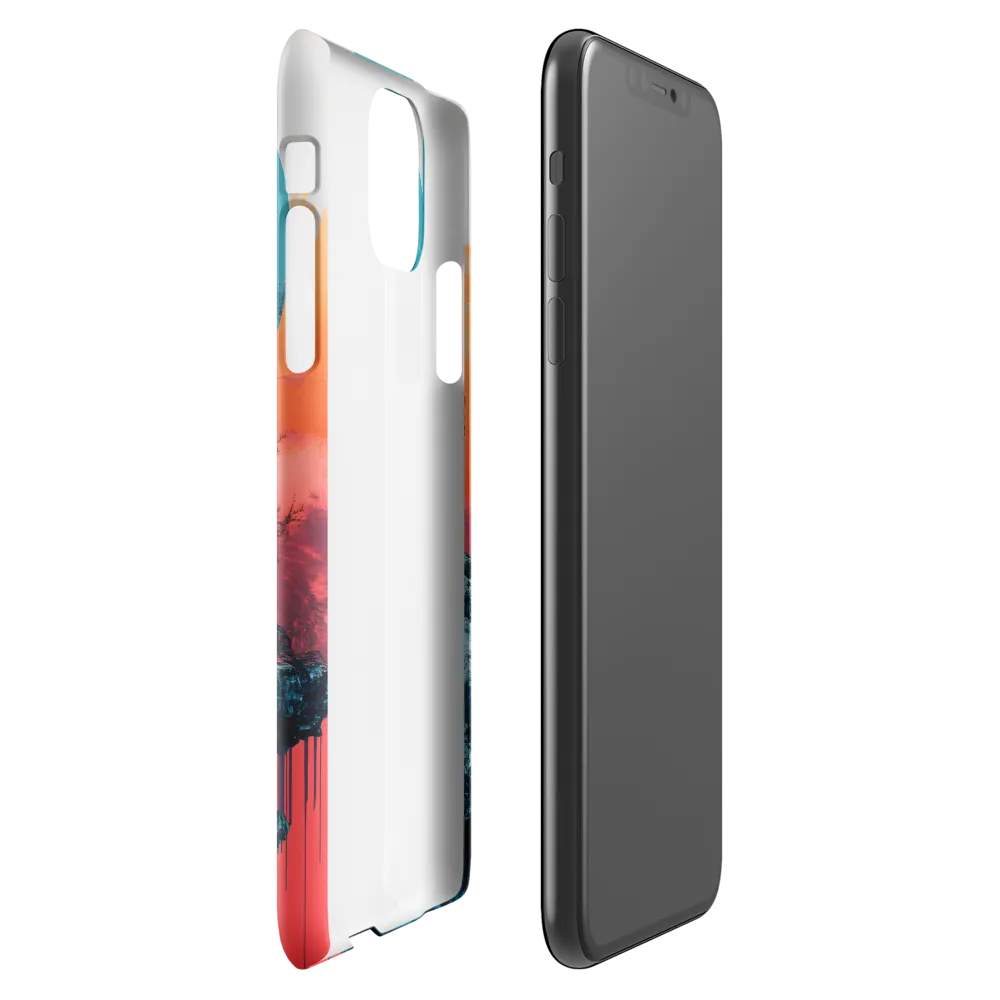 Ethereal Landscapes: A Dance of Color and Form | Phone Case |  11 Pro Max | Snap Case | Glossy