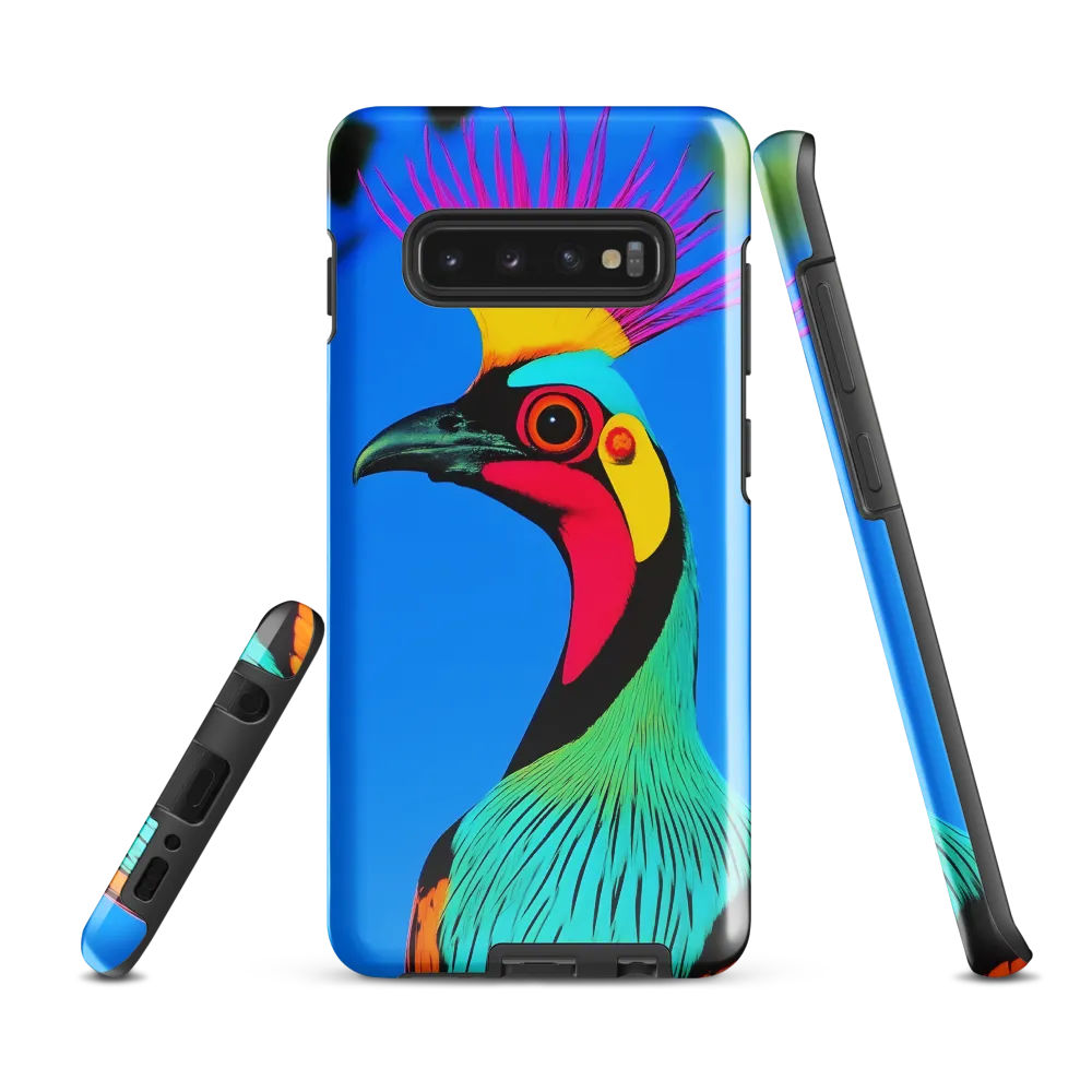 Whimsical Avian Portrait | Phone Case |  S10 Plus | Tough Case | Glossy