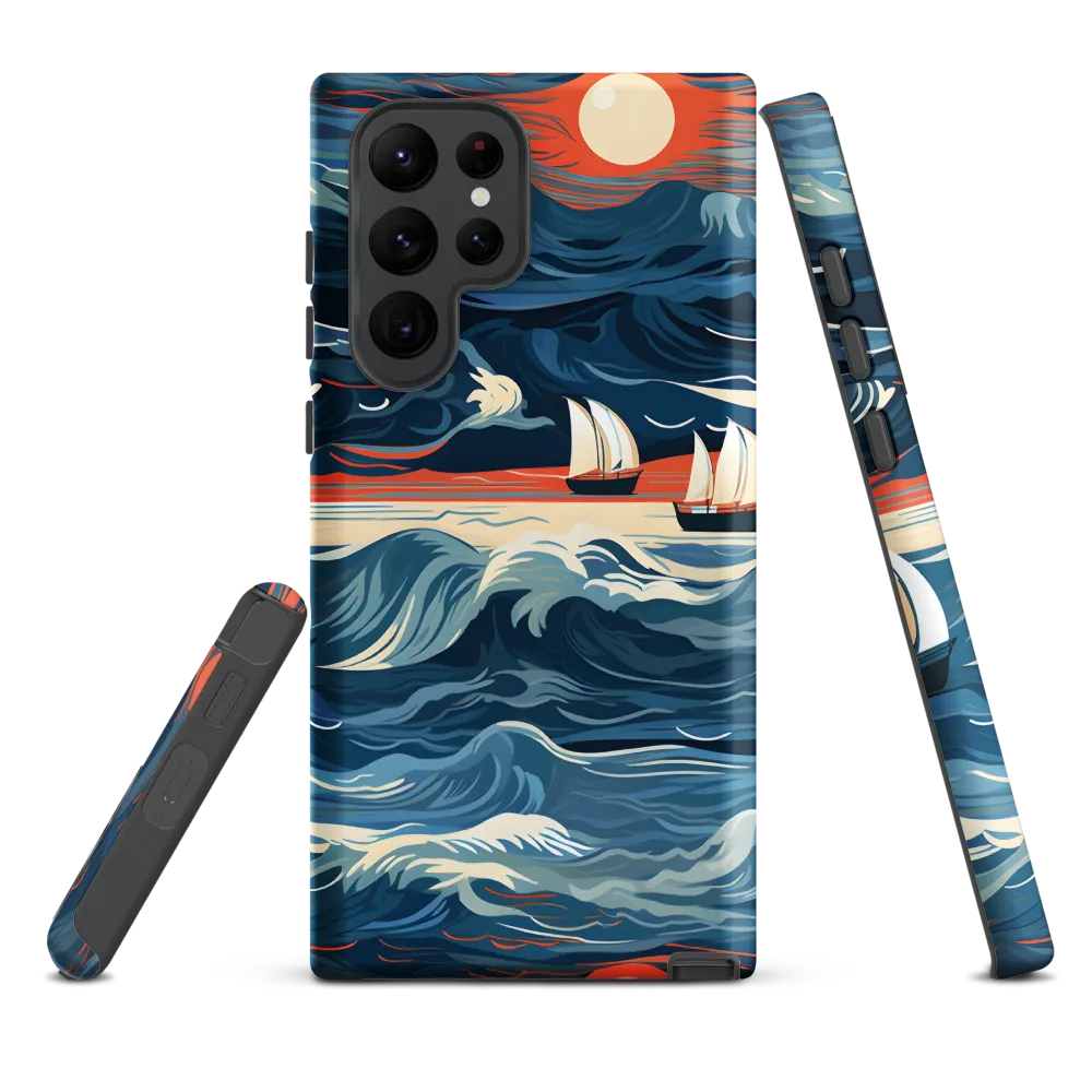 Ocean Whispers: A Voyage at Dusk