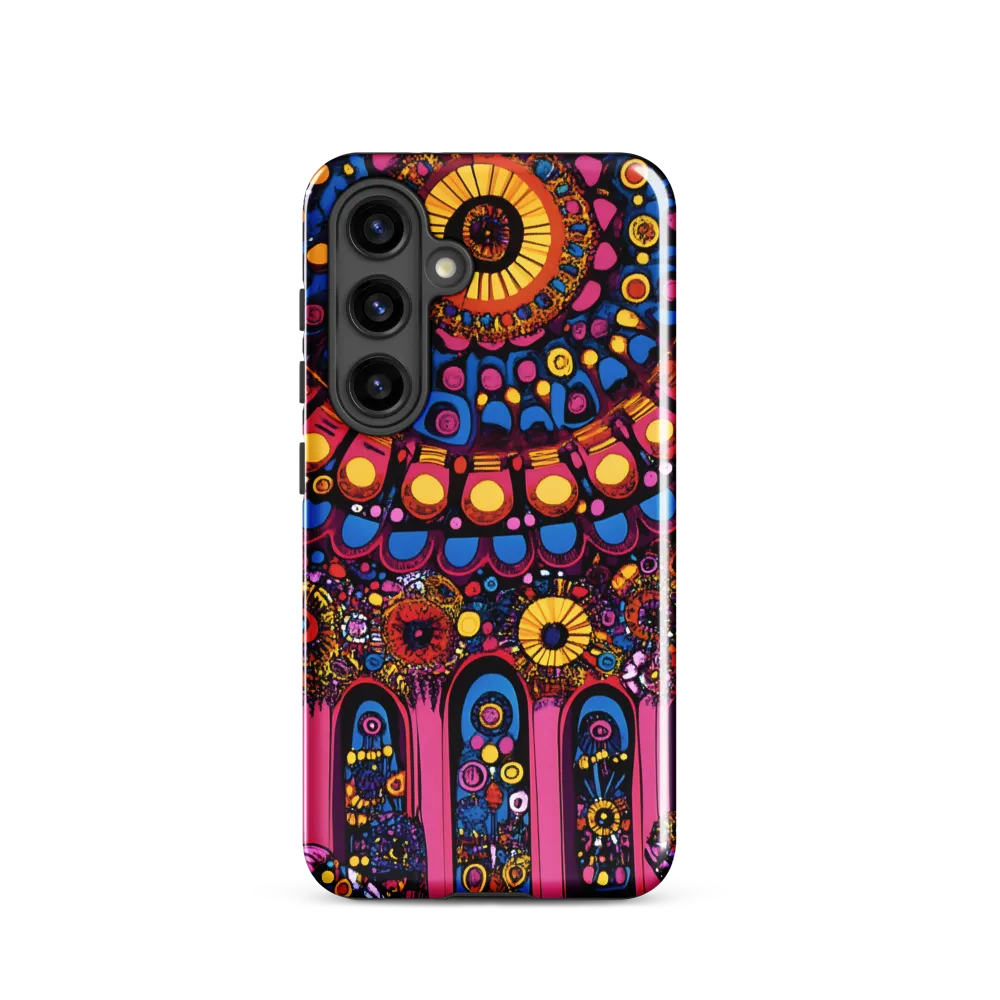Whimsical Mandala Symphony | Phone Case |  S24 | Tough Case | Glossy