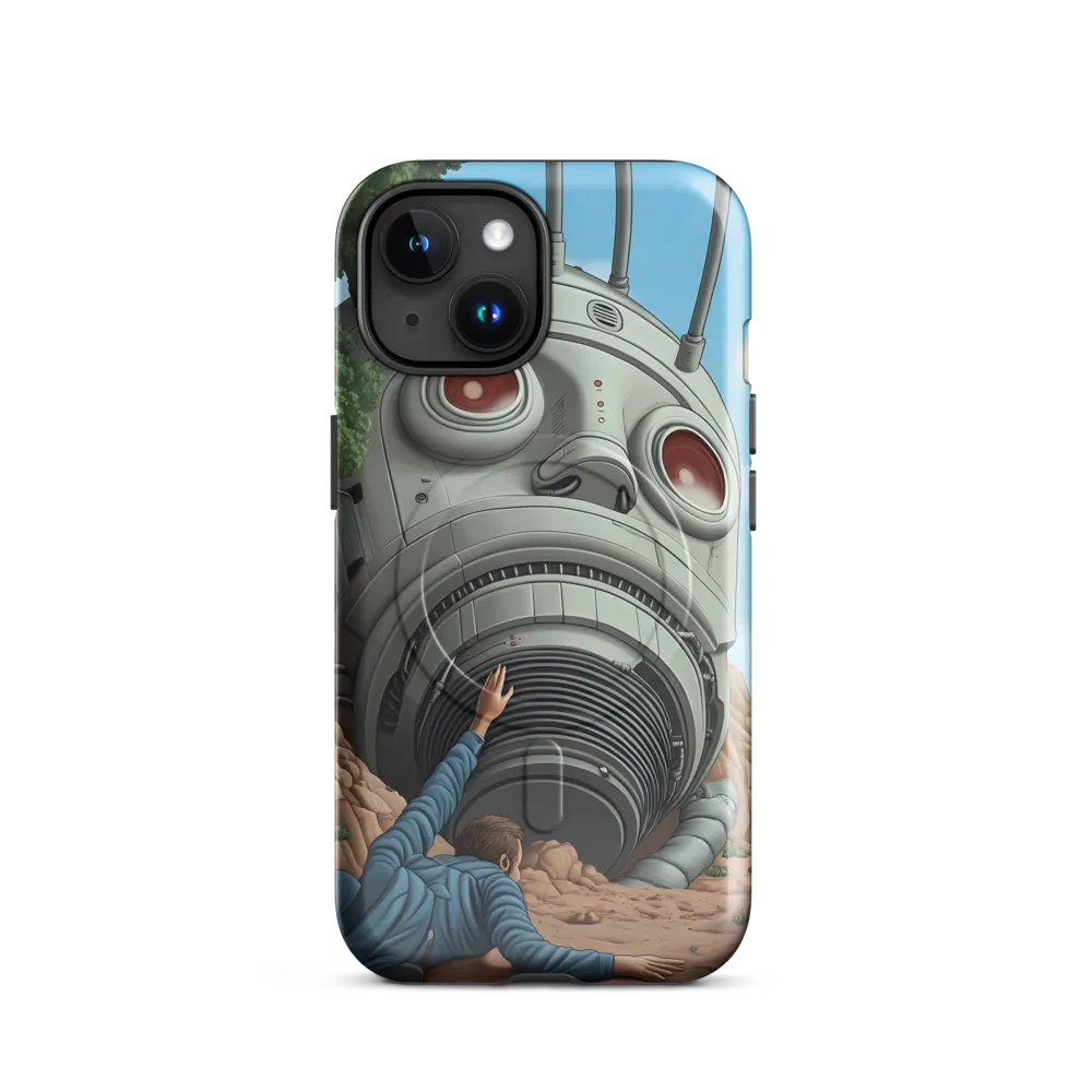 The Descent into Technological Abyss | Phone Case |  15 | MagSafe® Tough Case | Glossy