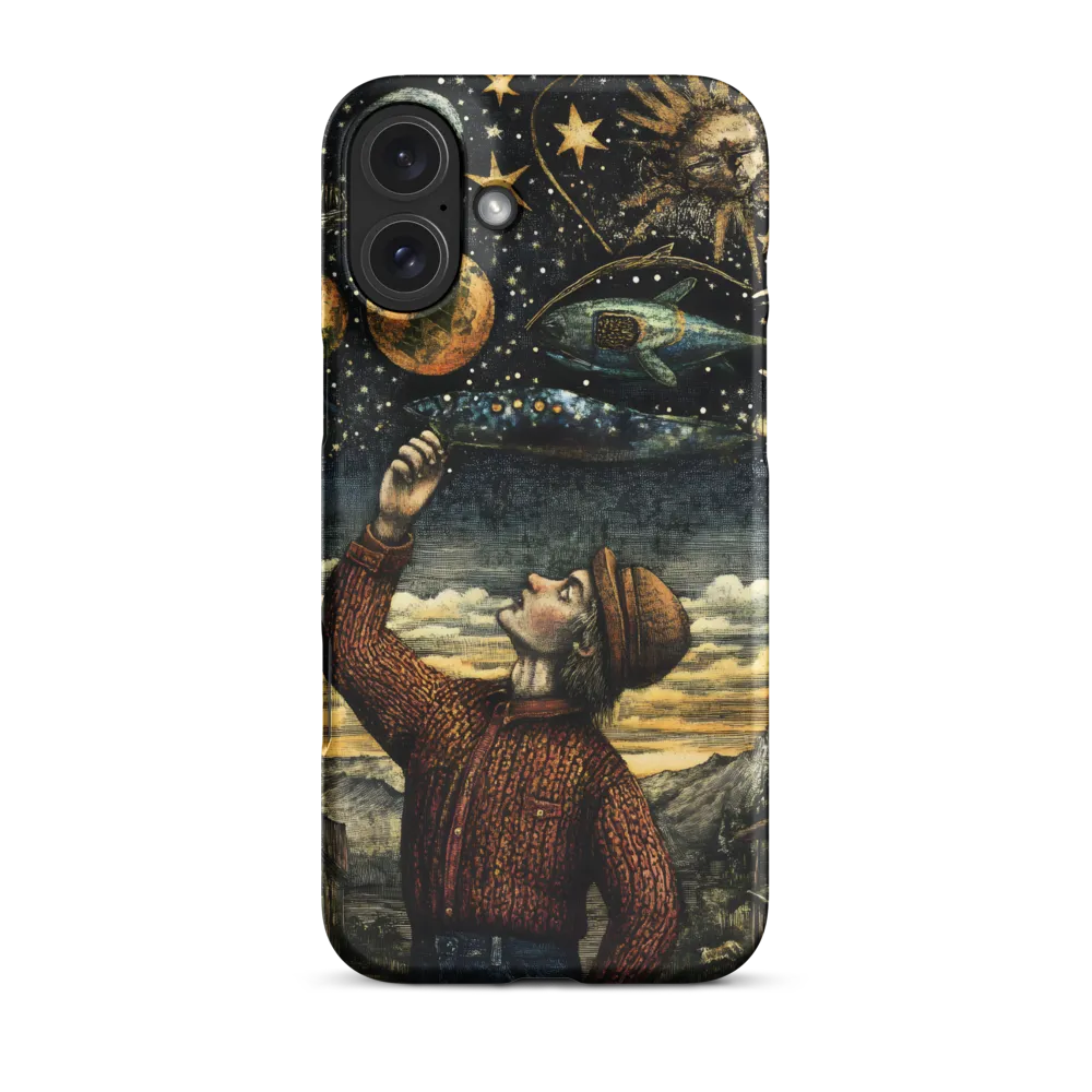 Cosmic Curiosity: A Journey Beyond Earth | Phone Case |  16 Plus | Snap Case | Matte